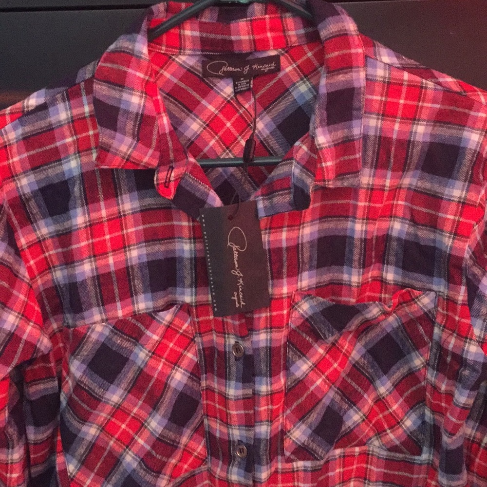 Patterson J Kincaid plaid shirt M & L